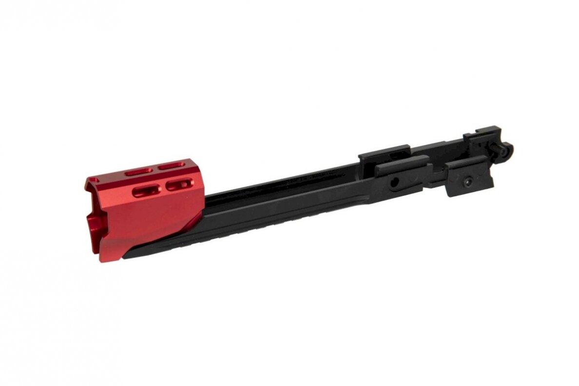 Custom Lower Frame R EDGE for Hi-Capa 5.1 + Compensator - Red 2 Custom Lower Frame R EDGE for Hi-Capa 5.1 + Compensator - Red 2