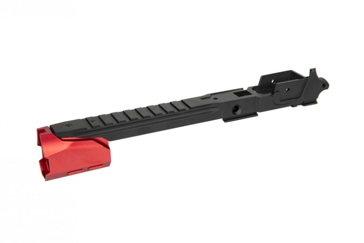Custom Lower Frame R EDGE for Hi-Capa 5.1 + Compensator - Red Custom Lower Frame R EDGE for Hi-Capa 5.1 + Compensator - Red