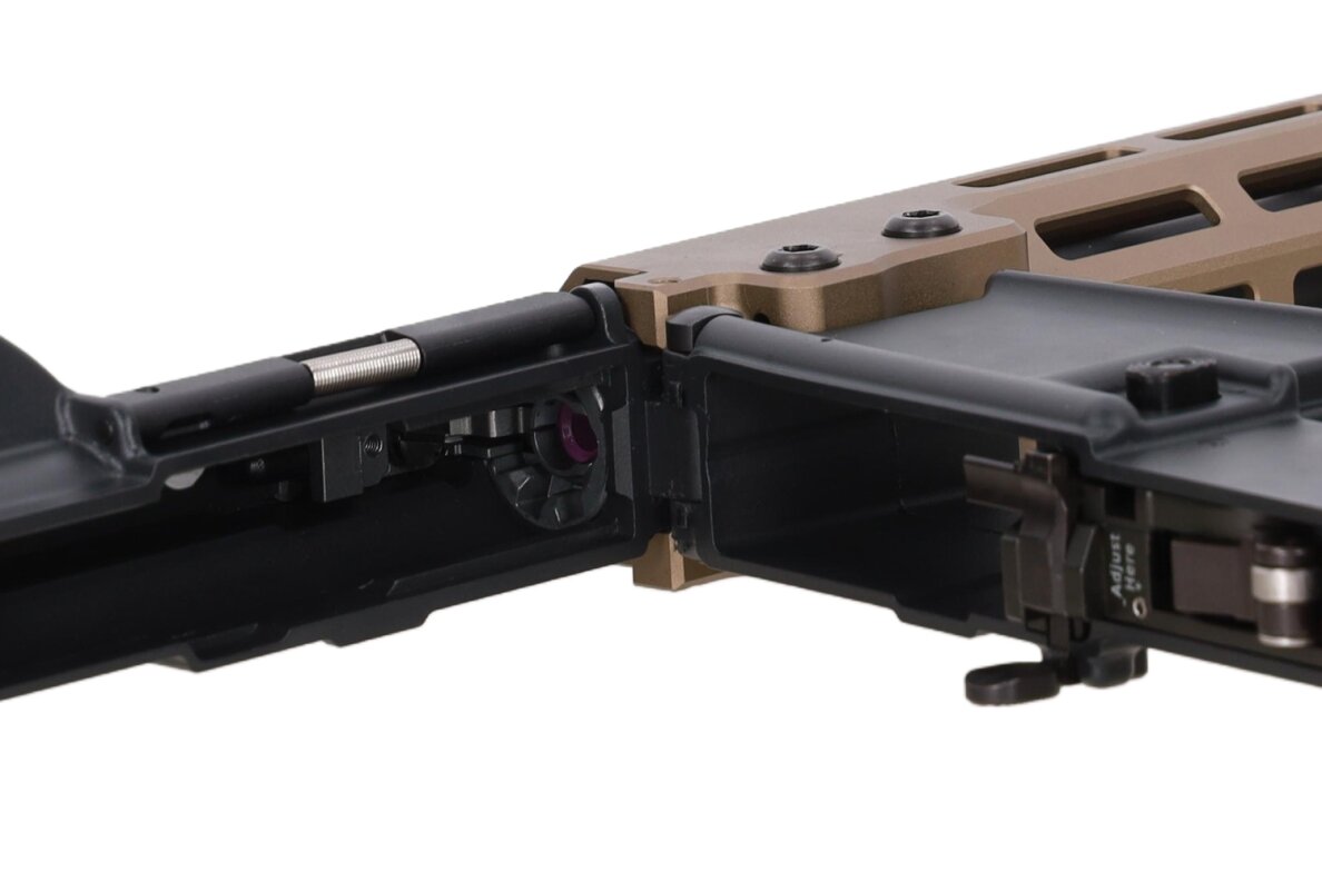 Cyma M4/AR15 MK16 CGS GBBR Assault Rifle 11.5" - Half-Tan 10