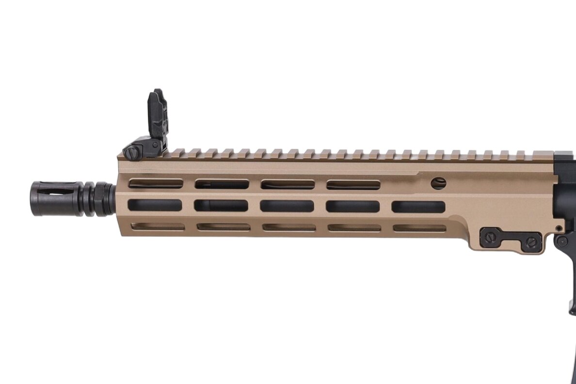 Cyma M4/AR15 MK16 CGS GBBR Assault Rifle 11.5" - Half-Tan 17