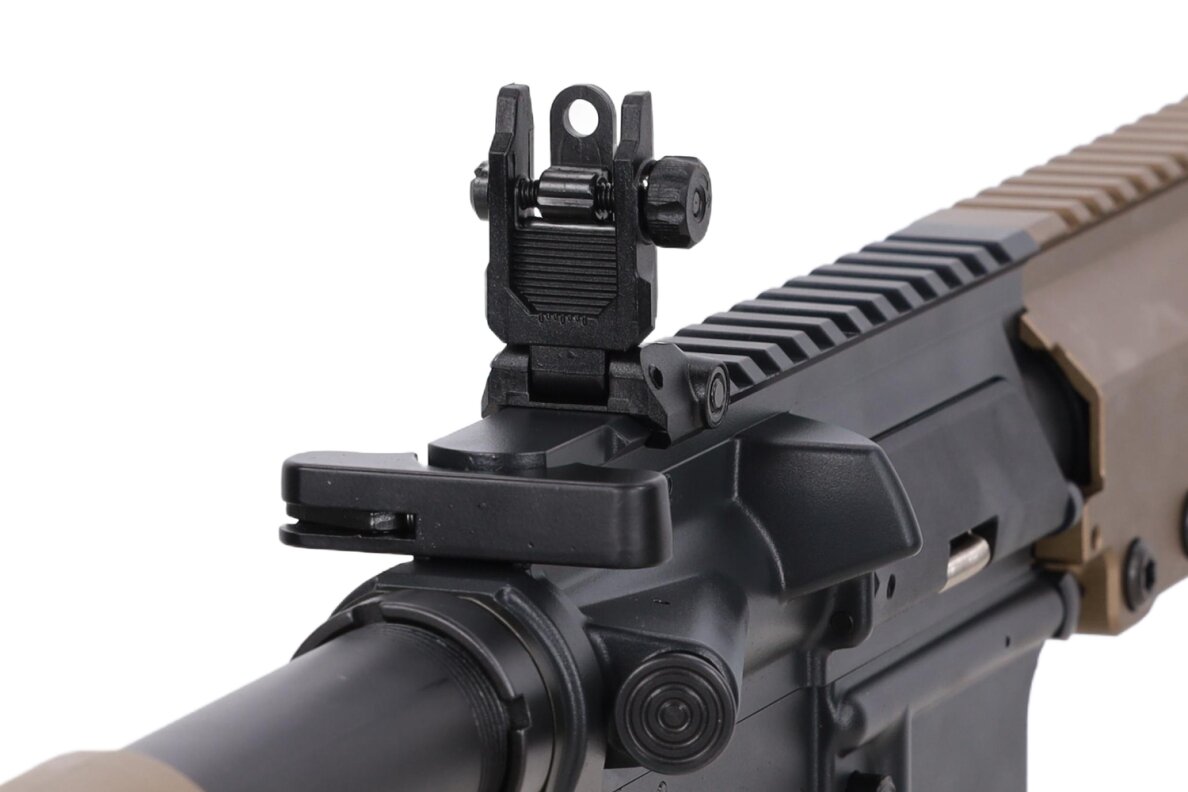 Cyma M4/AR15 MK16 CGS GBBR Assault Rifle 11.5" - Half-Tan 3