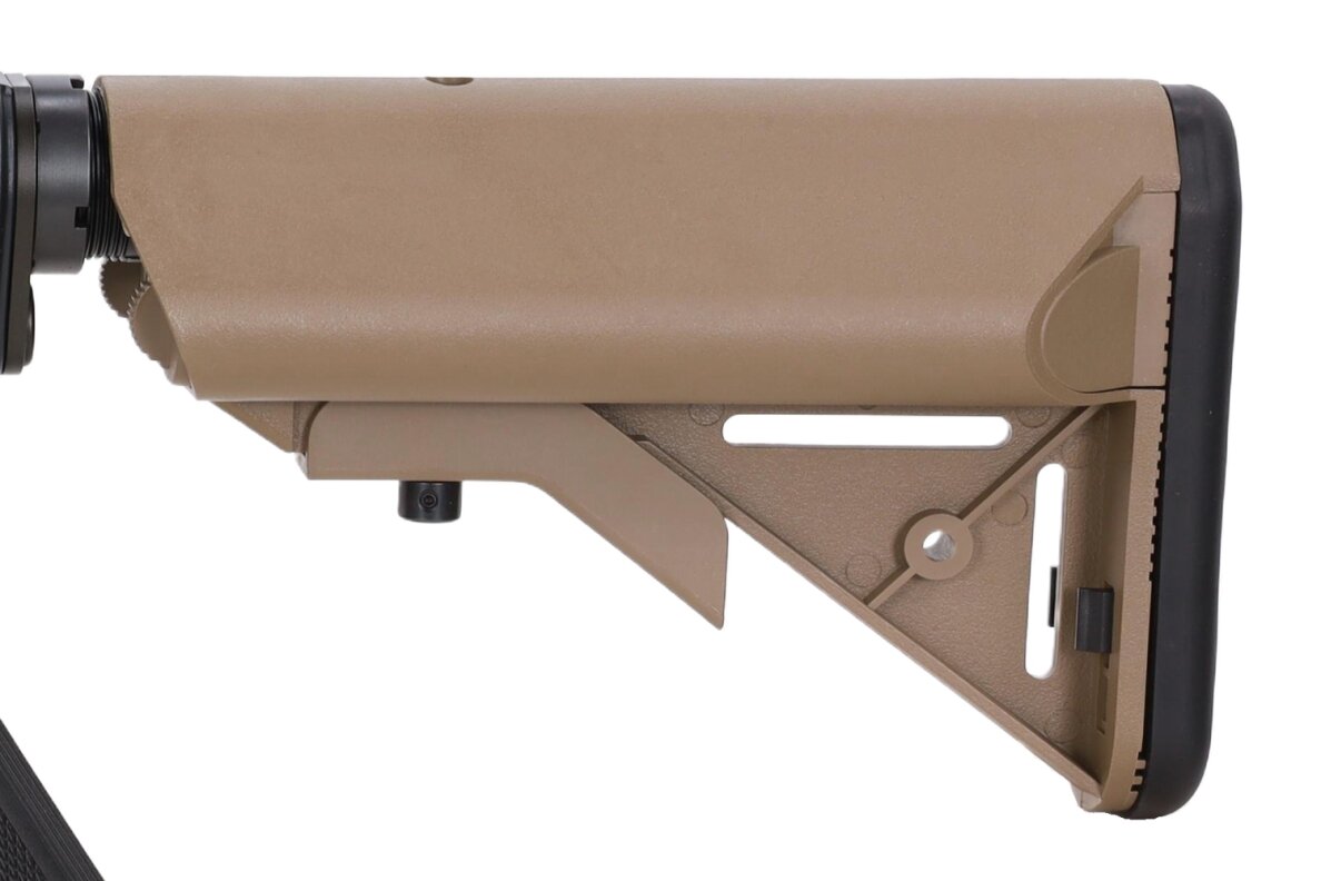 Cyma M4/AR15 MK16 CGS GBBR Assault Rifle 11.5" - Half-Tan 6