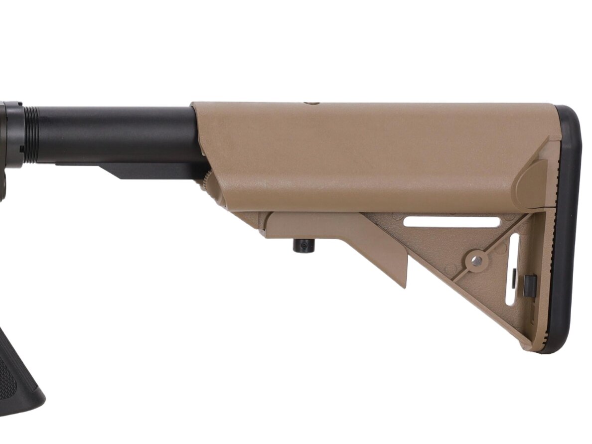 Cyma M4/AR15 MK16 CGS GBBR Assault Rifle 11.5" - Half-Tan 16