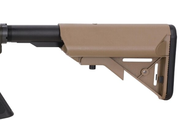 Cyma M4/AR15 MK16 CGS GBBR Assault Rifle 11.5" - Half-Tan 16