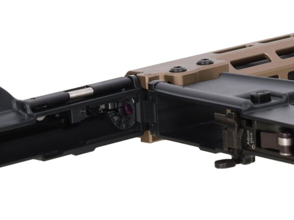 Cyma M4/AR15 MK16 CGS GBBR Assault Rifle 11.5" - Half-Tan 10