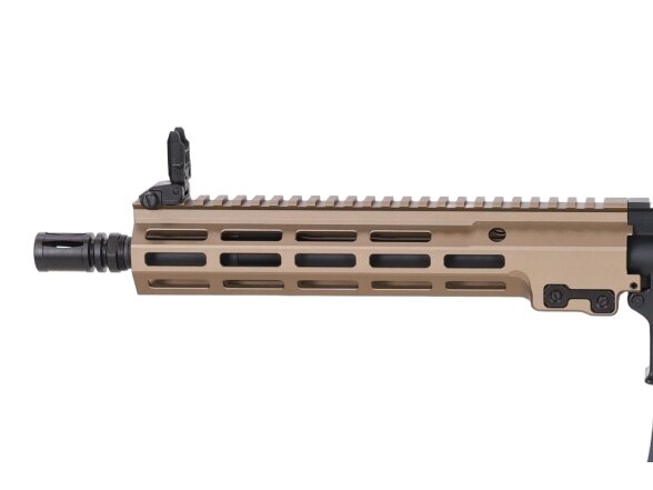 Cyma M4/AR15 MK16 CGS GBBR Assault Rifle 11.5" - Half-Tan 17
