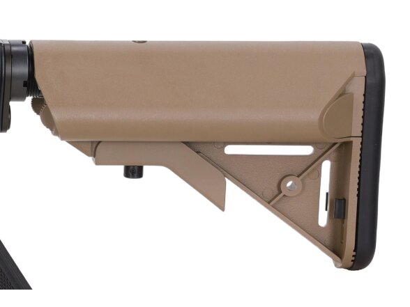 Cyma M4/AR15 MK16 CGS GBBR Assault Rifle 11.5" - Half-Tan 6