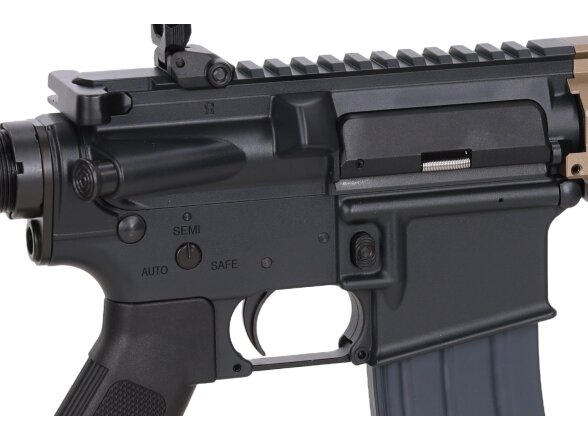 Cyma M4/AR15 MK16 CGS GBBR Assault Rifle 11.5" - Half-Tan 1