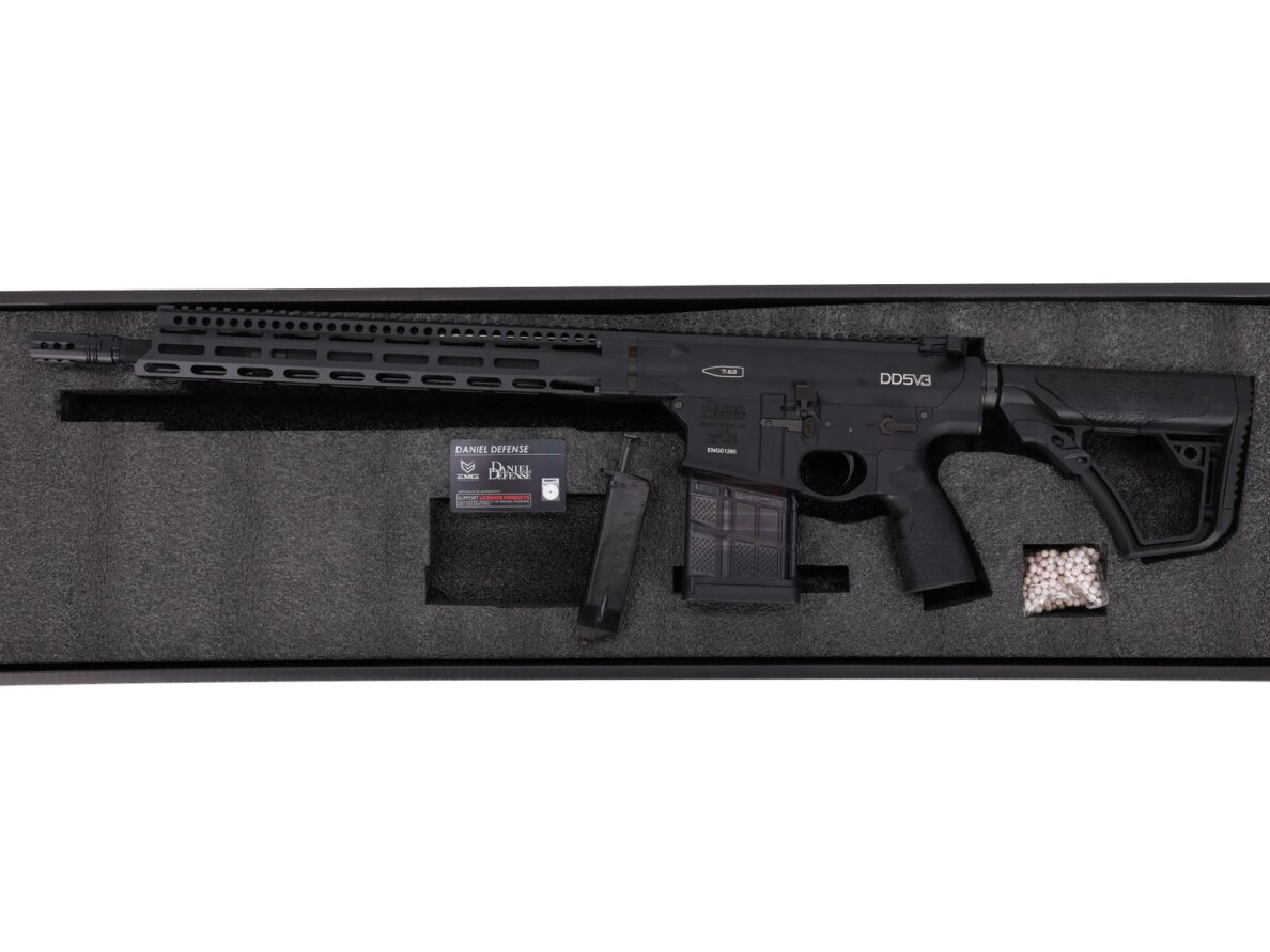 Daniel Defense x EMG DD5 V3 Cyma Platinum Gen.2 AEG Sniper Rifle 16.5" – Black 14 Daniel Defense x EMG DD5 V3 Cyma Platinum Gen.2 AEG Sniper Rifle 16.5" – Black 14