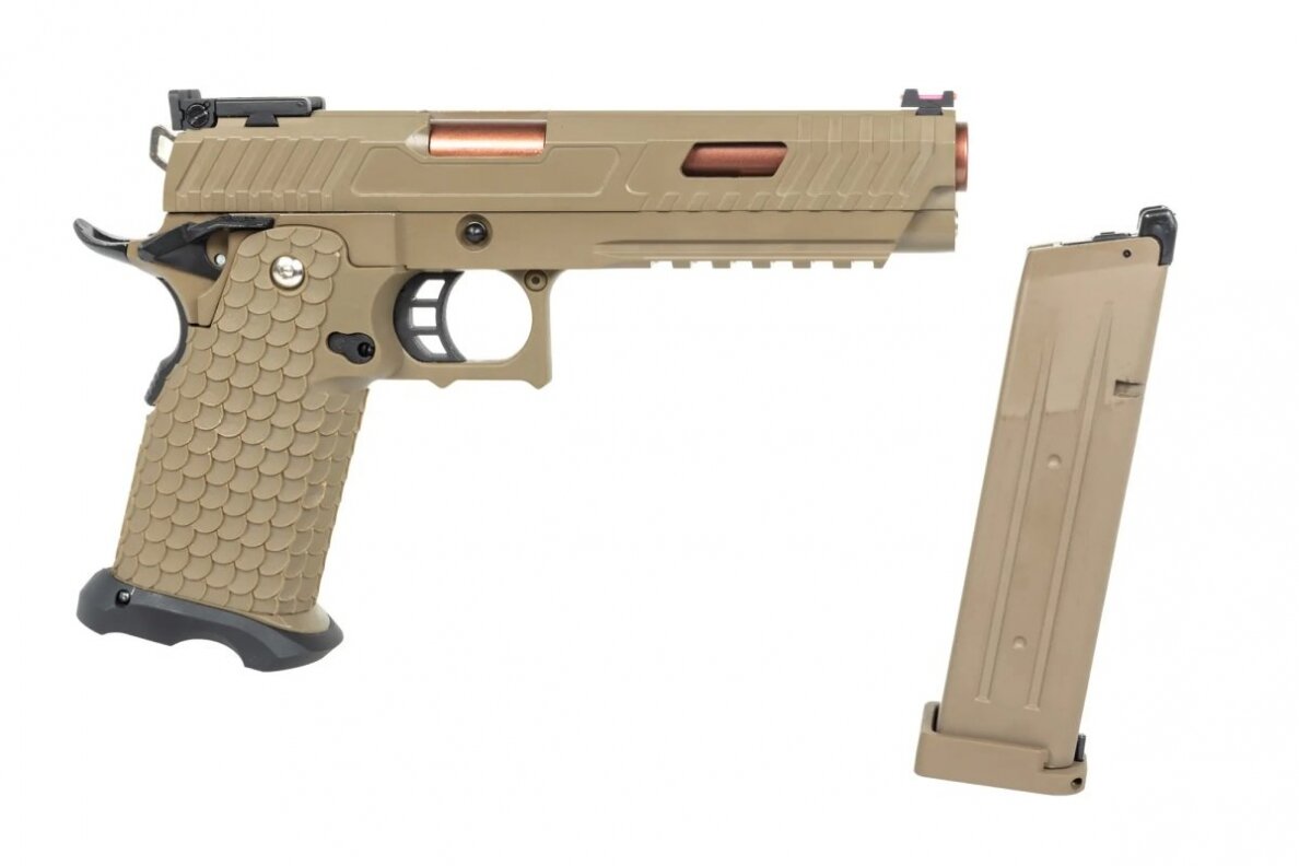 E&amp;C airsoft pistol EC-2102 Flat Dark Earth 4