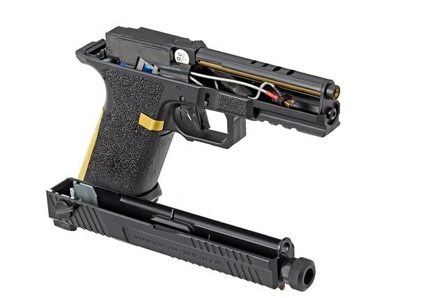 Elektrinis šratasvydžio pistoletas CM.135S Salient Arms BLU 9