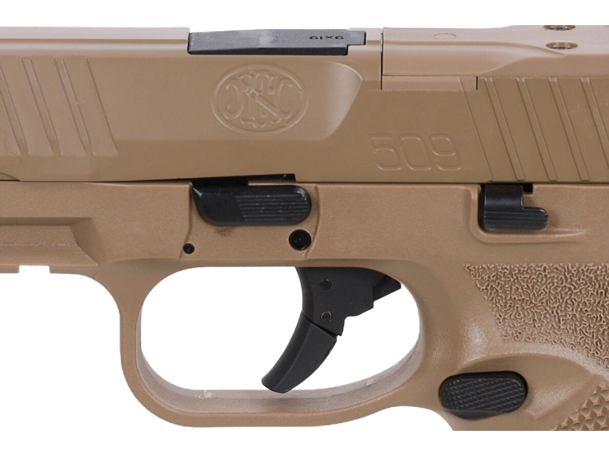 FN Herstal x Cybergun FN 509 GBB Pistol (Optics/Suppressor Ready) – Flat Dark Earth 9 FN Herstal x Cybergun FN 509 GBB Pistol (Optics/Suppressor Ready) – Flat Dark Earth 9