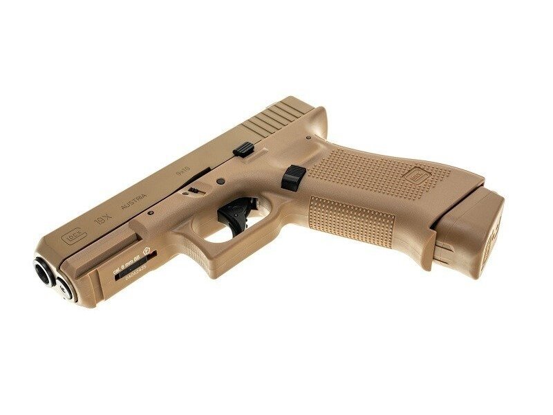 GBB Glock 19X CO2 Pistol Replica – Coyote Brown 5