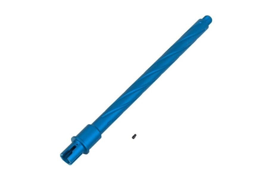 Išorinis vamzdis SSR4 Mk2 Fluted - Blue, Long Išorinis vamzdis SSR4 Mk2 Fluted - Blue, Long