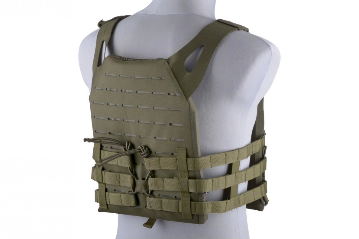 Jump Laser-Cut Tactical Vest - Olive Drab 1 Jump Laser-Cut Tactical Vest - Olive Drab 1