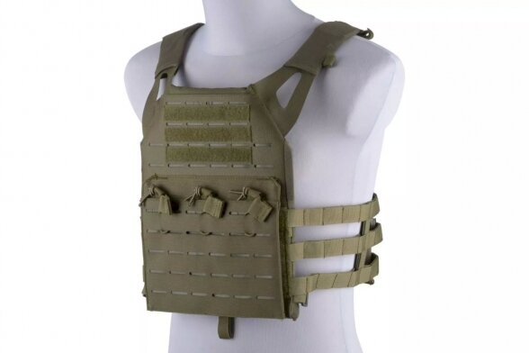 Jump Laser-Cut Tactical Vest - Olive Drab 2 Jump Laser-Cut Tactical Vest - Olive Drab 2