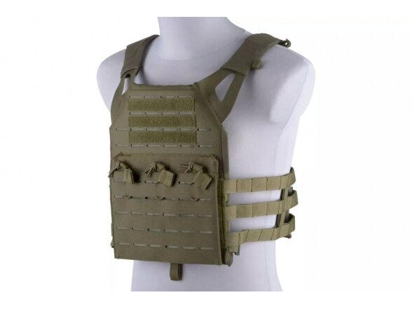 Jump Laser-Cut Tactical Vest - Olive Drab 2 Jump Laser-Cut Tactical Vest - Olive Drab 2
