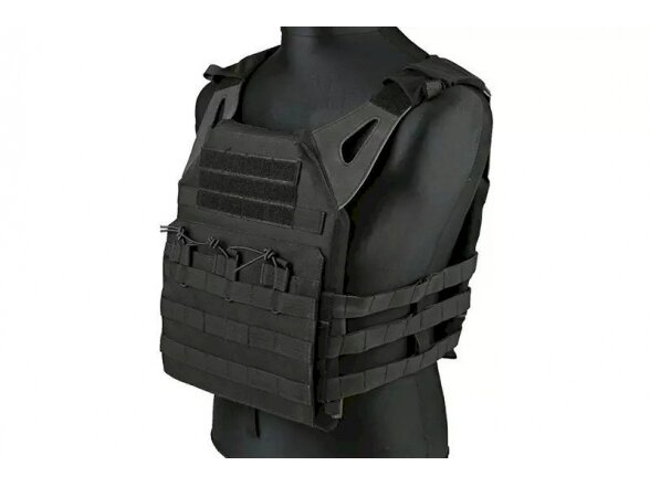 Jump type tactical vest - black