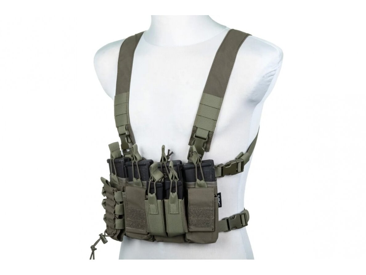 Kamizelka taktyczna typu Chest Rig Specna Arms Tactical Adaptive Oliwkowa 4