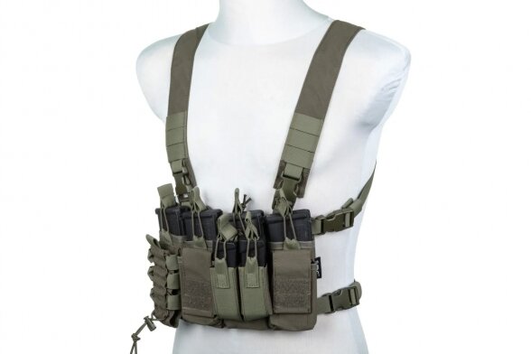 Kamizelka taktyczna typu Chest Rig Specna Arms Tactical Adaptive Oliwkowa 4
