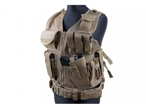 KAM-39 tactical vest - tan 6 KAM-39 tactical vest - tan 6