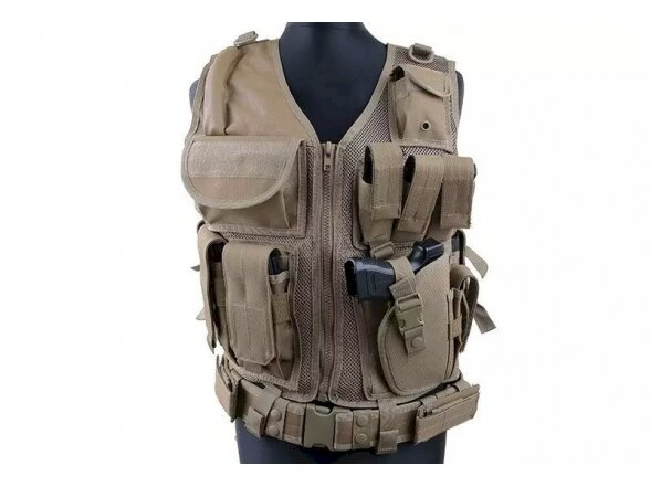 KAM-39 tactical vest - tan 7 KAM-39 tactical vest - tan 7