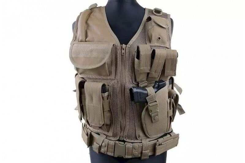 KAM-39 tactical vest - tan 7 KAM-39 tactical vest - tan 7