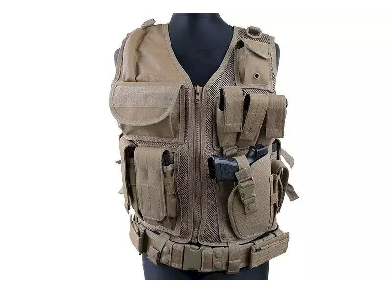 KAM-39 tactical vest - tan 7 KAM-39 tactical vest - tan 7