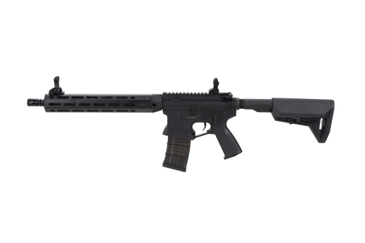 King Arms x Lancer Systems airsoft Carbine L15 LCH7 12" Faux Carbon Black King Arms x Lancer Systems airsoft Carbine L15 LCH7 12" Faux Carbon Black
