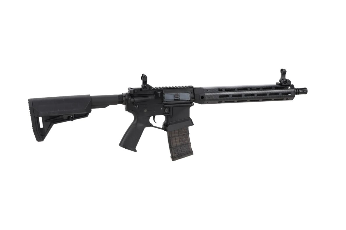 King Arms x Lancer Systems airsoft Carbine L15 LCH7 12" Faux Carbon Black 8 King Arms x Lancer Systems airsoft Carbine L15 LCH7 12" Faux Carbon Black 8