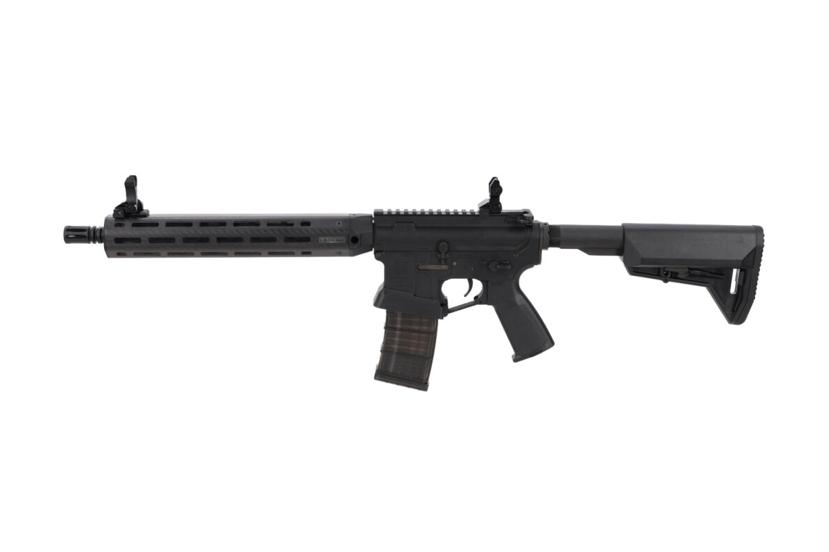 King Arms x Lancer Systems airsoft Carbine L15 LCH7 12" Real Carbon Black King Arms x Lancer Systems airsoft Carbine L15 LCH7 12" Real Carbon Black