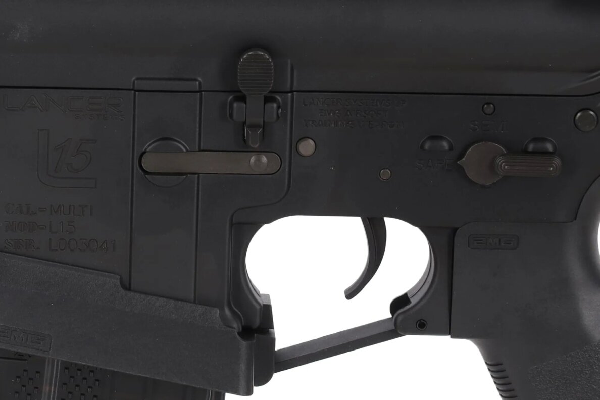 King Arms x Lancer Systems airsoft Carbine L15 LCH7 15" Faux Carbon Black 4 King Arms x Lancer Systems airsoft Carbine L15 LCH7 15" Faux Carbon Black 4