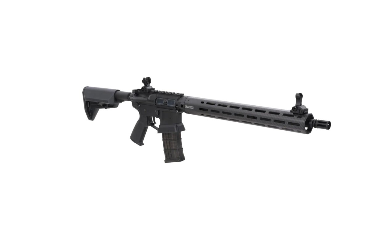 King Arms x Lancer Systems airsoft Carbine L15 LCH7 15" Real Carbon Black 12