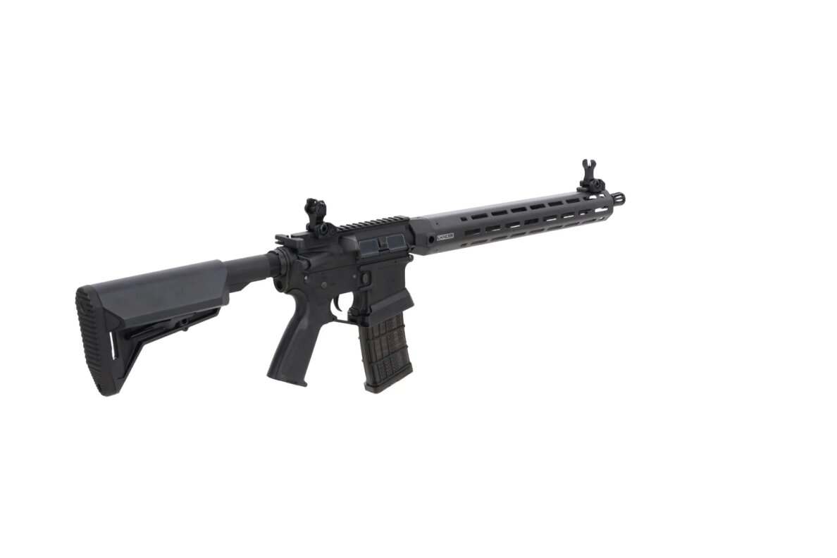 King Arms x Lancer Systems airsoft Carbine L15 LCH7 15" Real Carbon Black 13