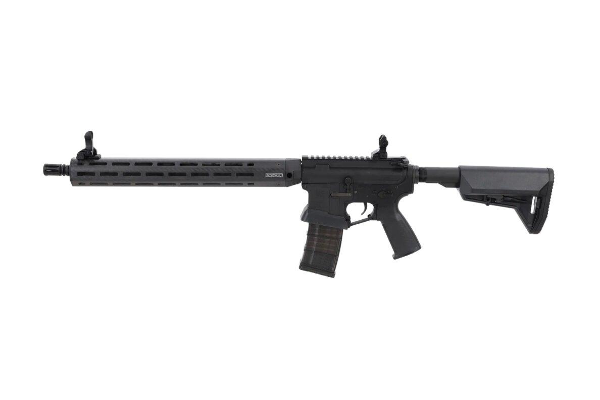King Arms x Lancer Systems airsoft Carbine L15 LCH7 15" Real Carbon Black