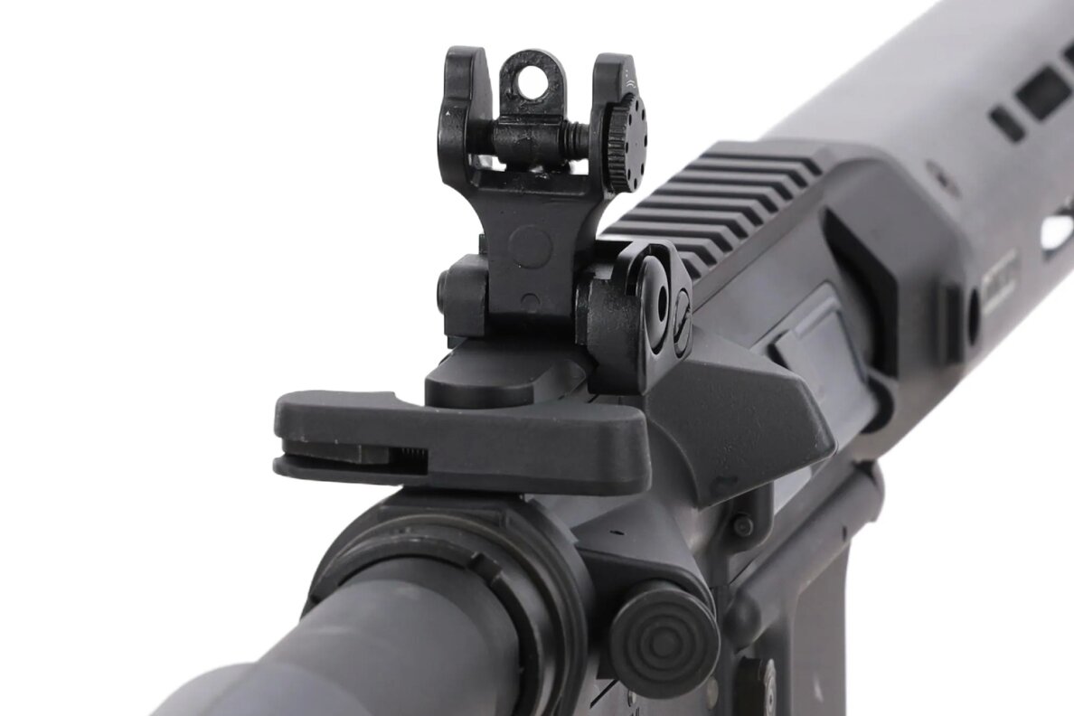 King Arms x Lancer Systems airsoft Carbine L15 LCH7 15" Real Carbon Black 5