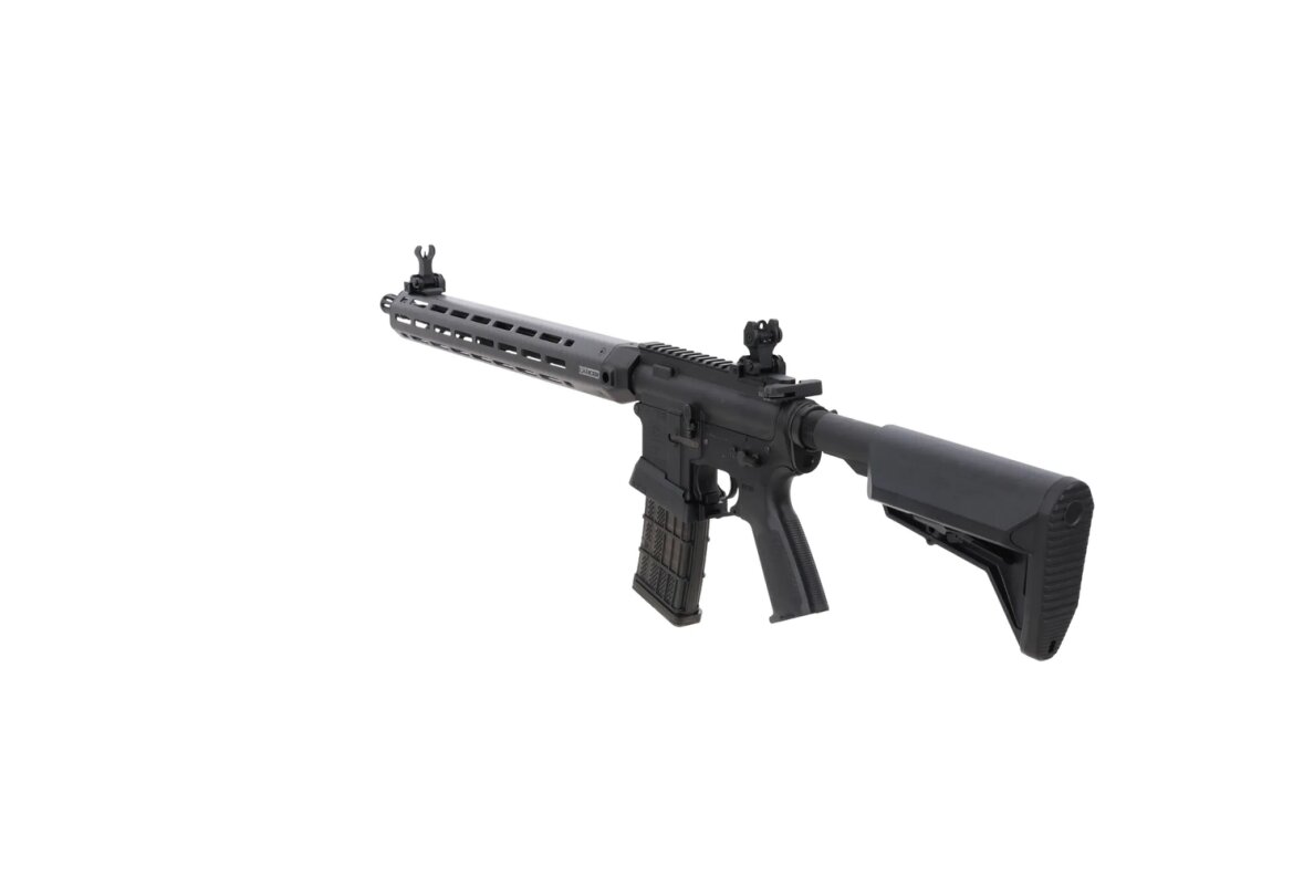 King Arms x Lancer Systems airsoft Carbine L15 LCH7 15" Real Carbon Black 1
