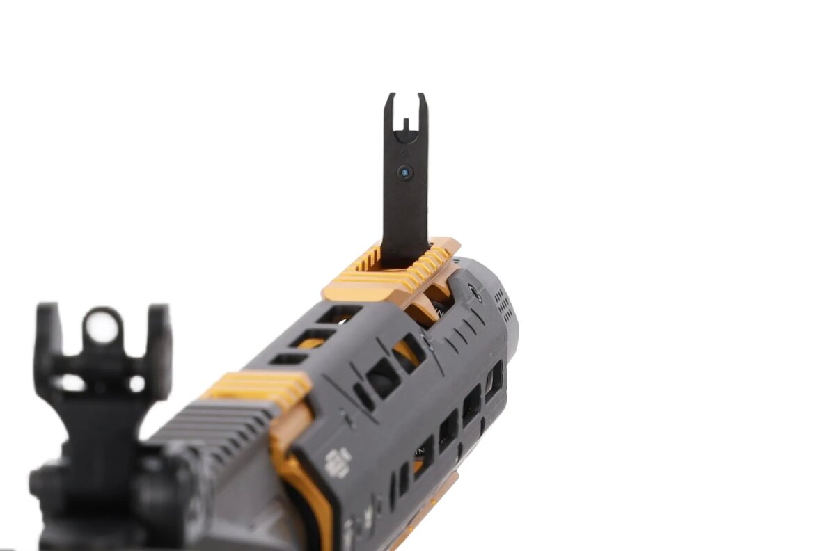 King Arms x Strike Industries Sentinel GRIDLOK® 11" Aster SE ETU Black and Gold airsoft Carbine 11 King Arms x Strike Industries Sentinel GRIDLOK® 11" Aster SE ETU Black and Gold airsoft Carbine 11