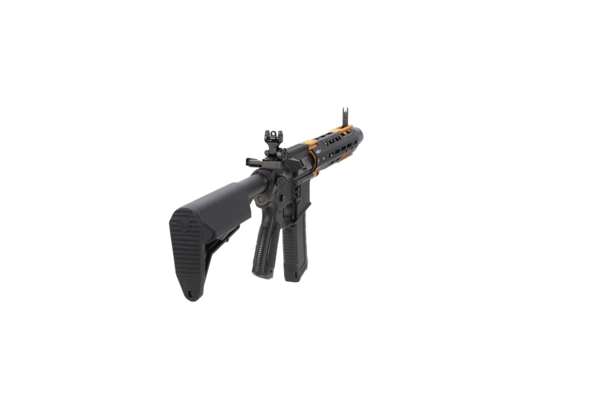King Arms x Strike Industries Sentinel GRIDLOK® 11" Aster SE ETU Black and Gold airsoft Carbine 12 King Arms x Strike Industries Sentinel GRIDLOK® 11" Aster SE ETU Black and Gold airsoft Carbine 12