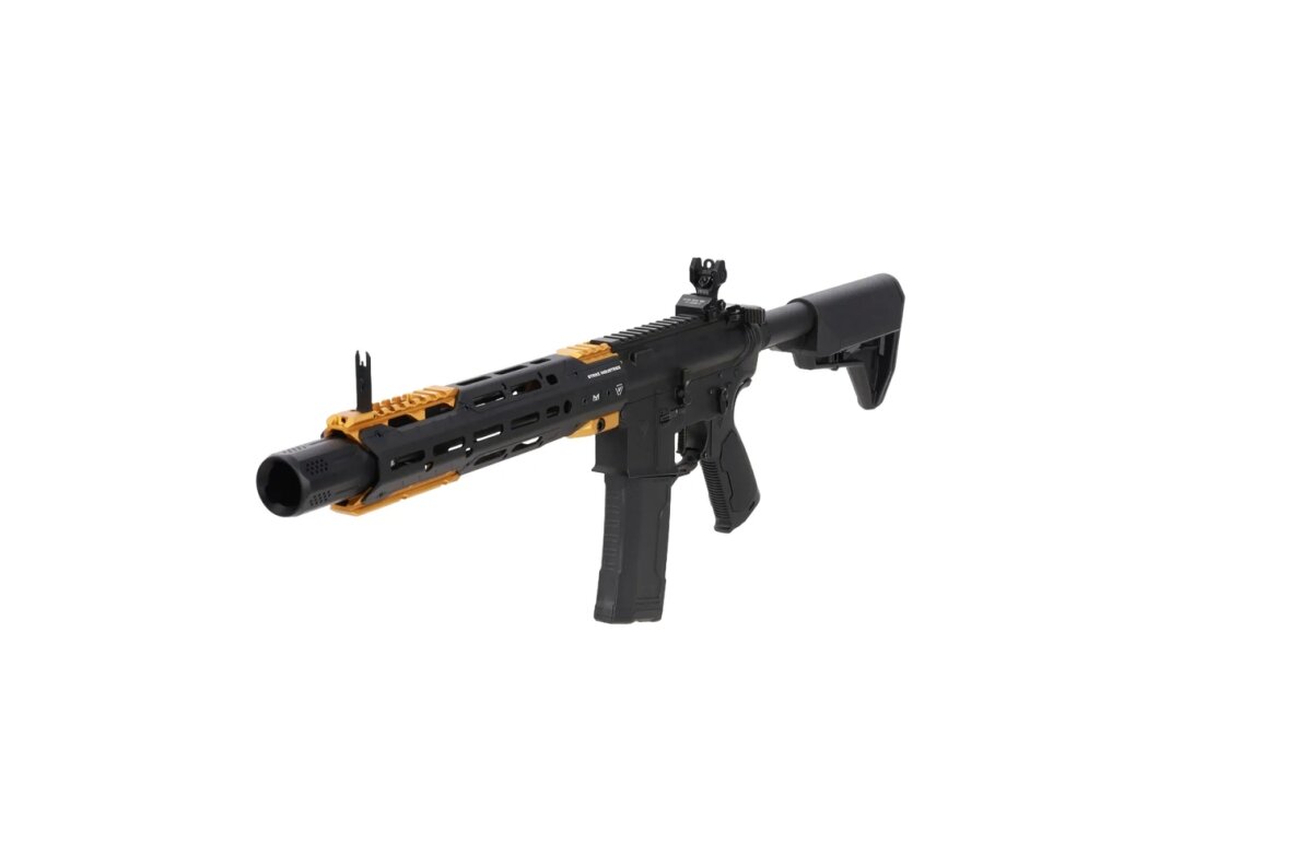 King Arms x Strike Industries Sentinel GRIDLOK® 11" Aster SE ETU Black and Gold airsoft Carbine 2 King Arms x Strike Industries Sentinel GRIDLOK® 11" Aster SE ETU Black and Gold airsoft Carbine 2