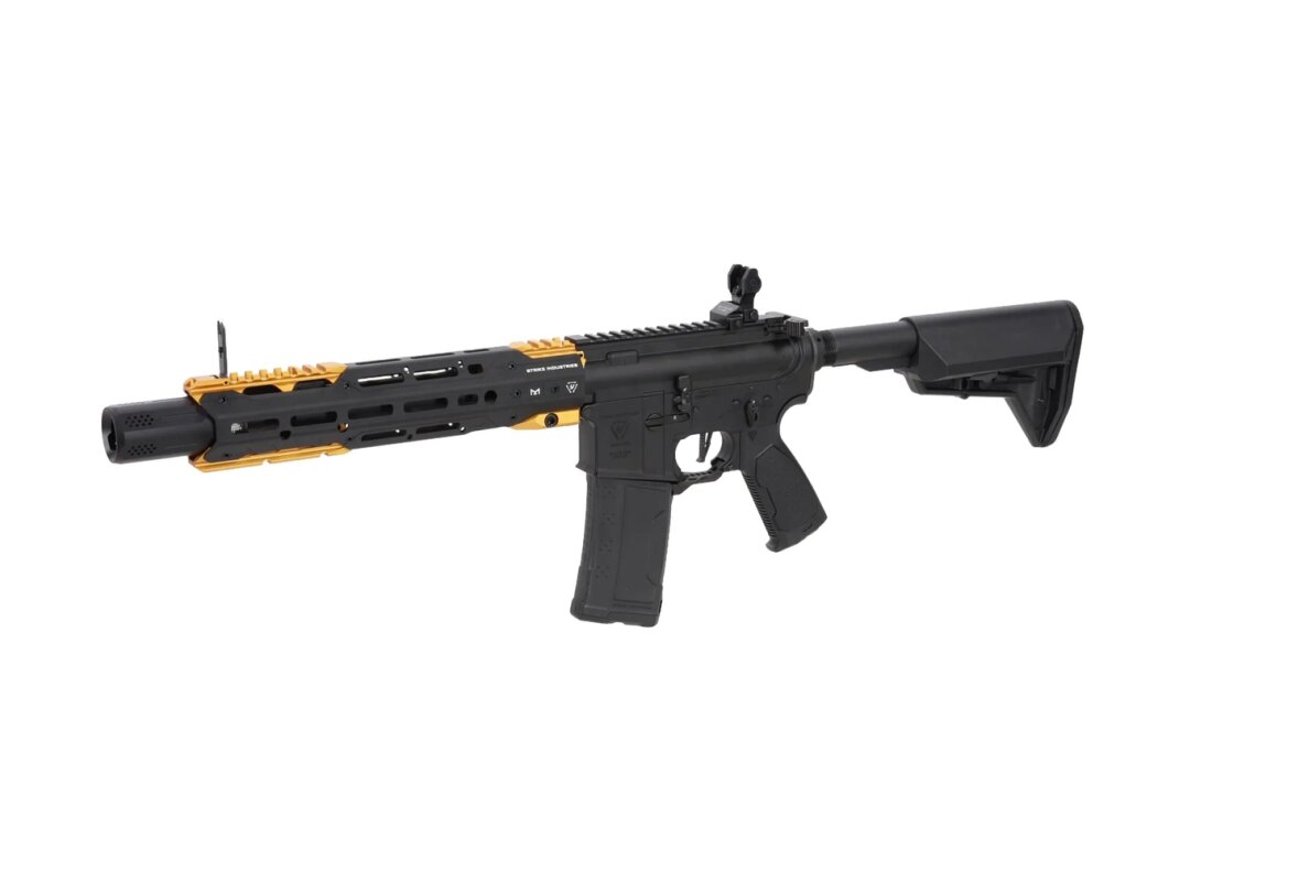 King Arms x Strike Industries Sentinel GRIDLOK® 11" Aster SE ETU Black and Gold airsoft Carbine 8 King Arms x Strike Industries Sentinel GRIDLOK® 11" Aster SE ETU Black and Gold airsoft Carbine 8