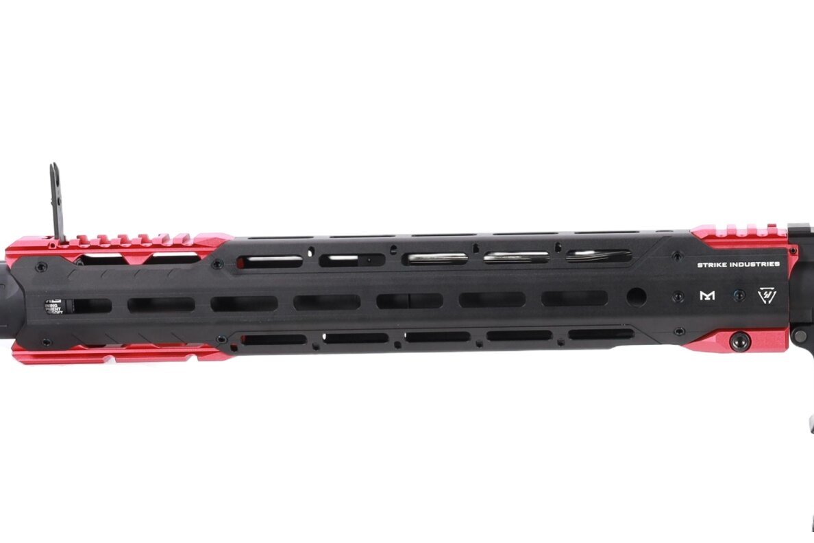 King Arms x Strike Industries Sentinel GRIDLOK® 15" Aster SE ETU Black and Red airsoft Carbine 5 King Arms x Strike Industries Sentinel GRIDLOK® 15" Aster SE ETU Black and Red airsoft Carbine 5