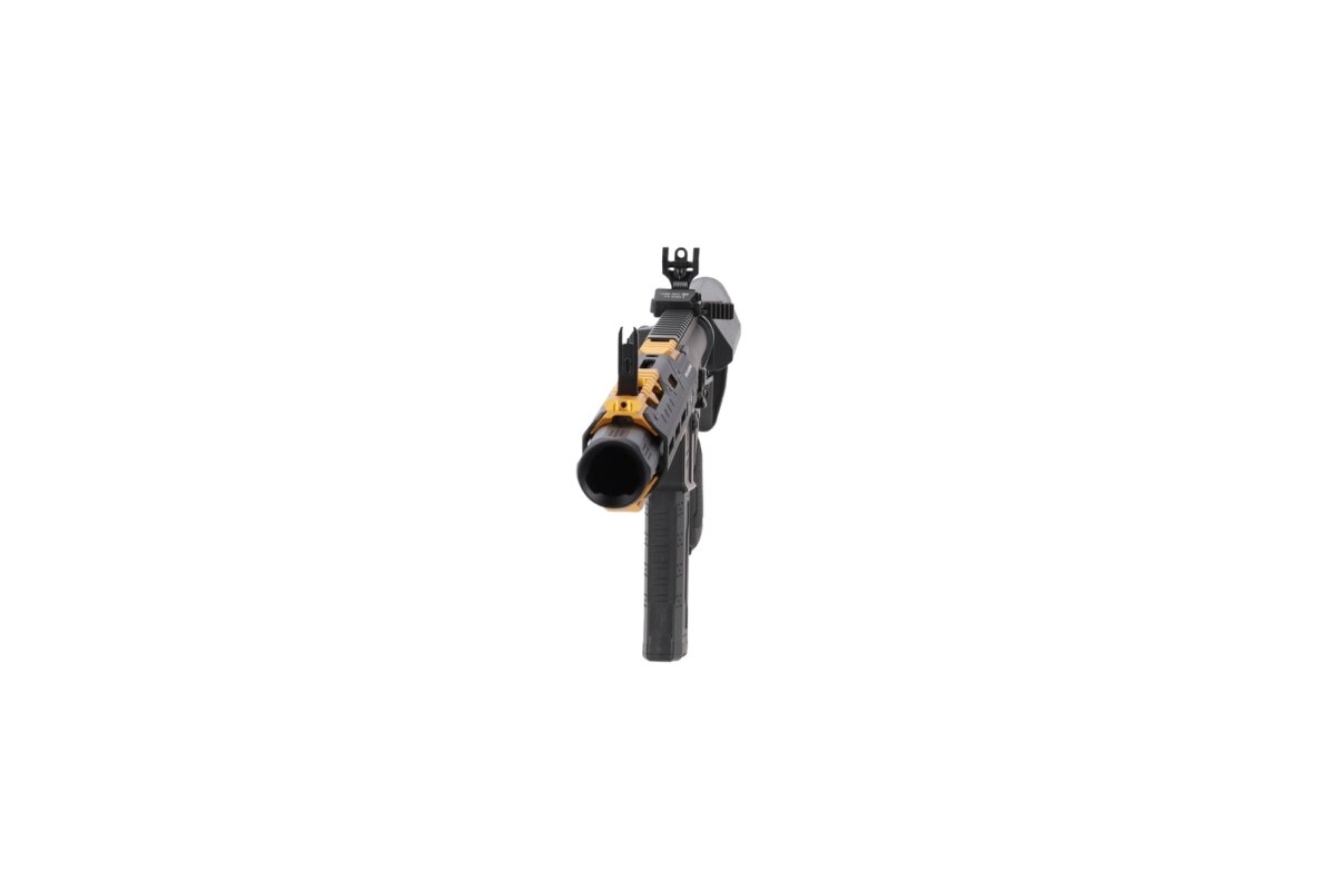 King Arms x Strike Industries Sentinel GRIDLOK® 8.5" Aster SE ETU Black and Gold airsoft Carbine 11
