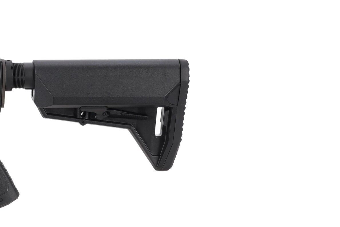King Arms x Strike Industries Sentinel GRIDLOK® 8.5" Aster SE ETU Black and Gold airsoft Carbine 16