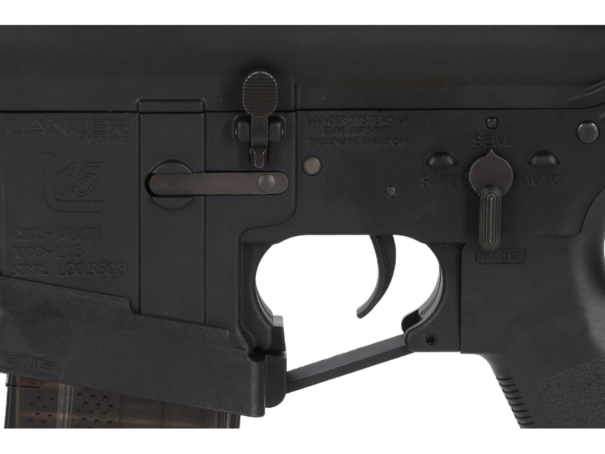 King Arms x Lancer Systems airsoft Carbine L15 LCH7 12" Faux Carbon Black 2 King Arms x Lancer Systems airsoft Carbine L15 LCH7 12" Faux Carbon Black 2