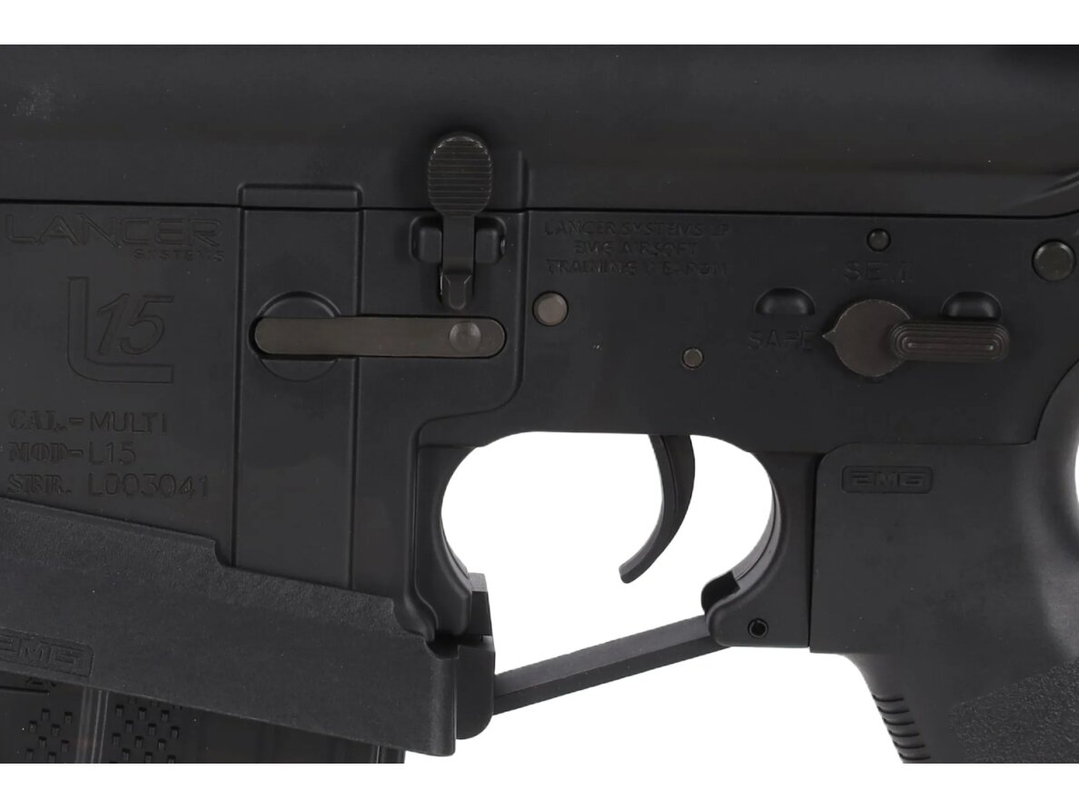 King Arms x Lancer Systems airsoft Carbine L15 LCH7 15" Faux Carbon Black 4 King Arms x Lancer Systems airsoft Carbine L15 LCH7 15" Faux Carbon Black 4