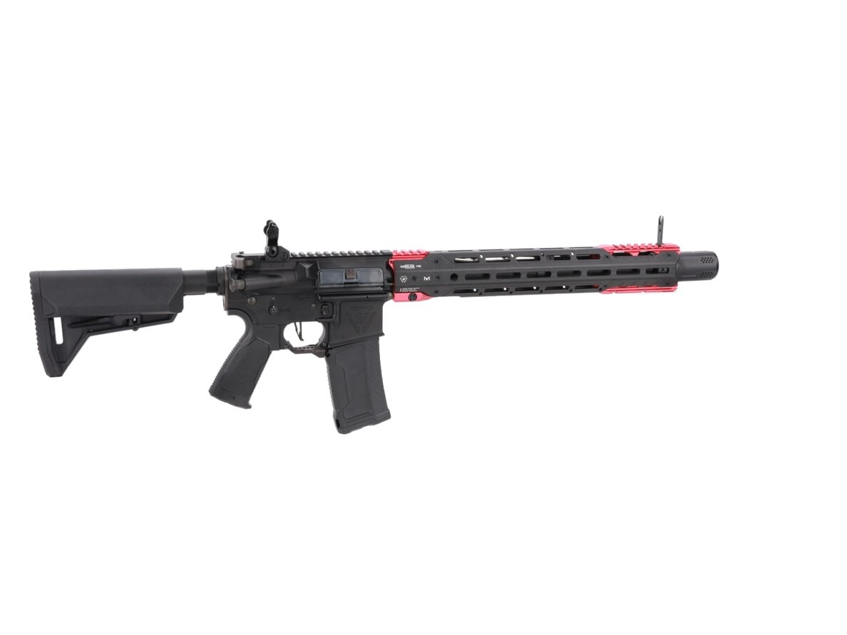 King Arms x Strike Industries Sentinel GRIDLOK® 15" Aster SE ETU Black and Red airsoft Carbine 2