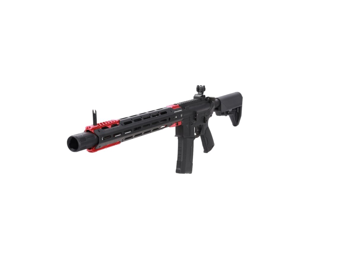 King Arms x Strike Industries Sentinel GRIDLOK® 15" Aster SE ETU Black and Red airsoft Carbine 11