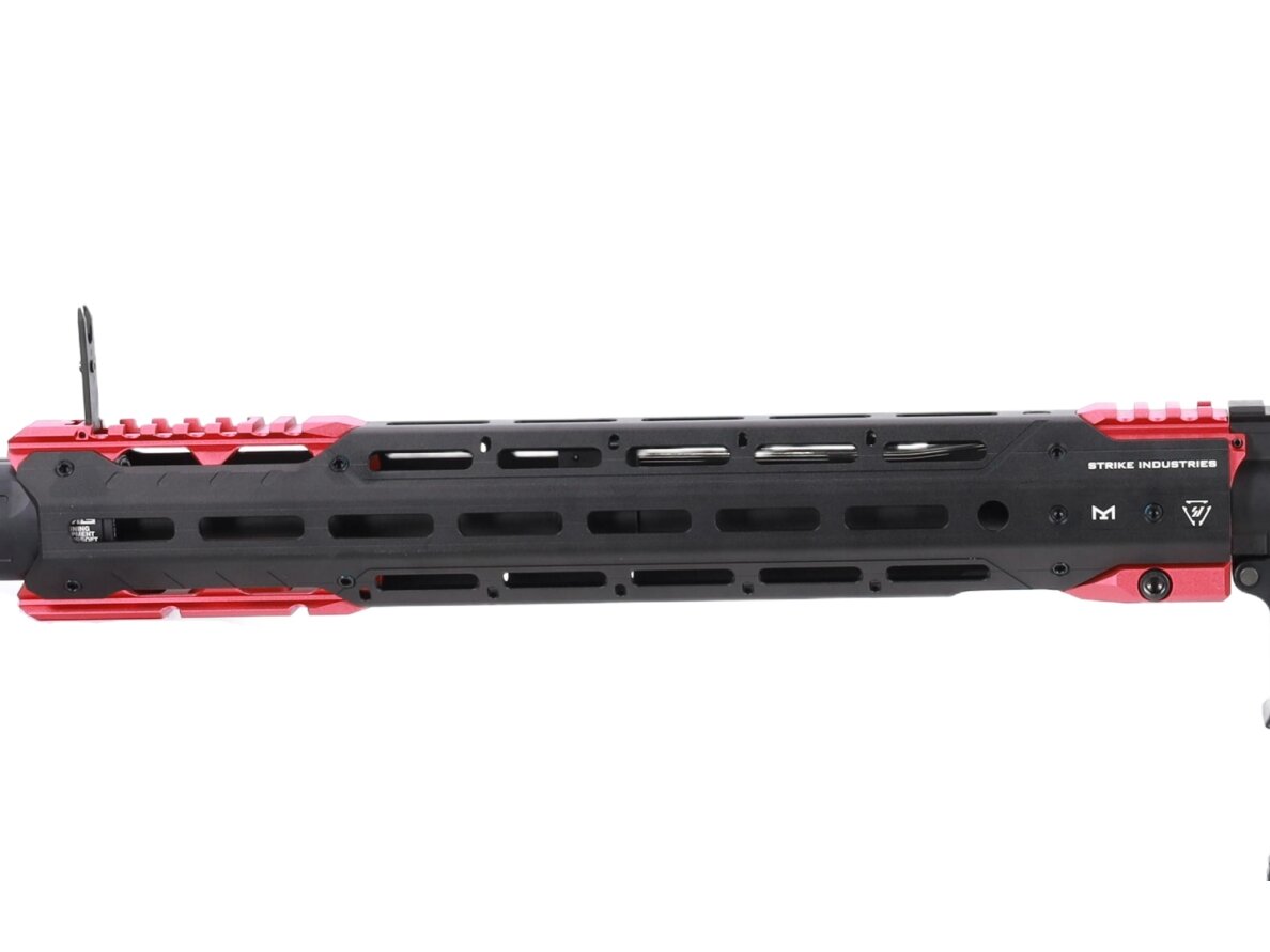 King Arms x Strike Industries Sentinel GRIDLOK® 15" Aster SE ETU Black and Red airsoft Carbine 5