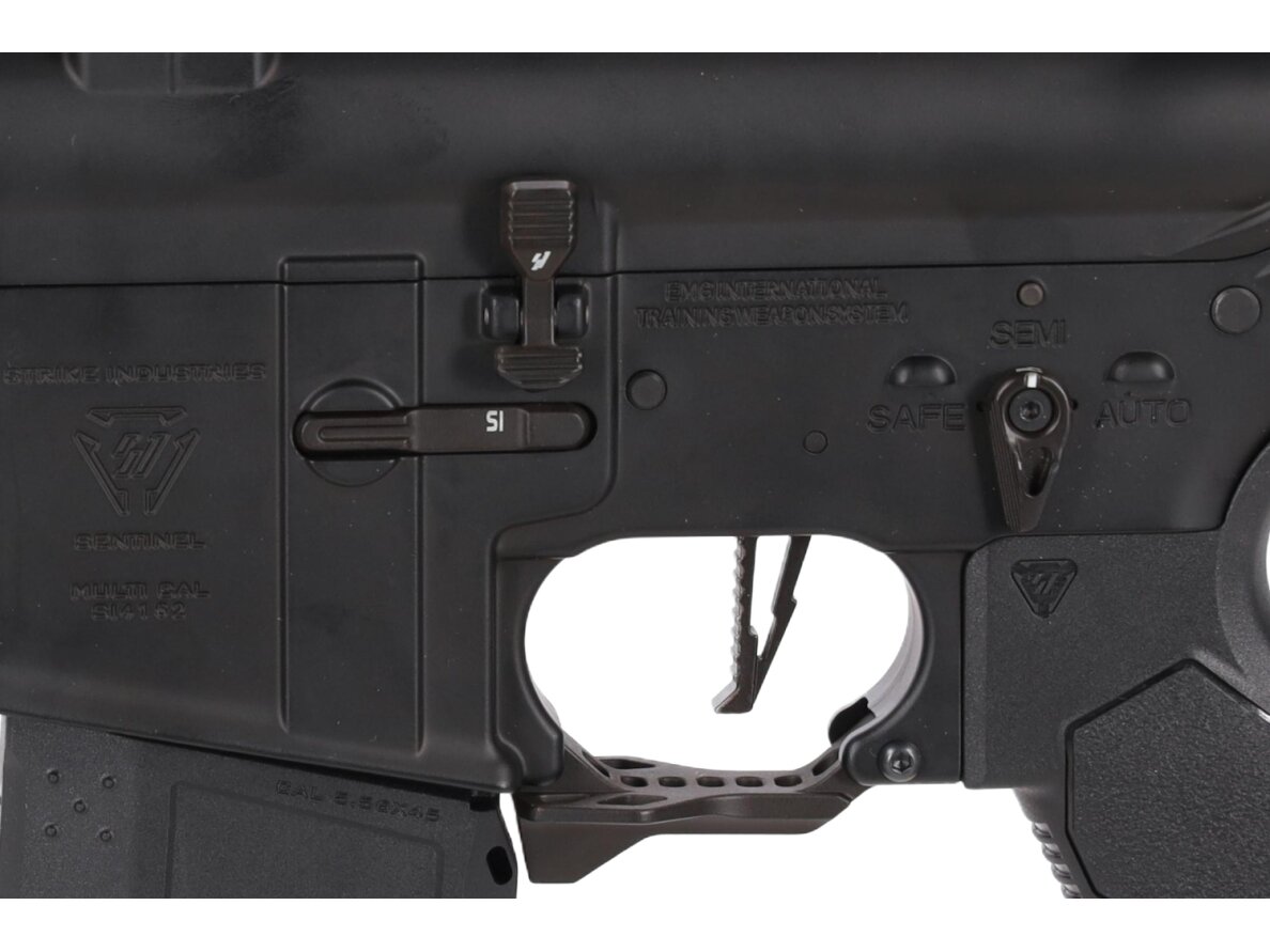 King Arms x Strike Industries Sentinel GRIDLOK® 15" Aster SE ETU Black and Red airsoft Carbine 6